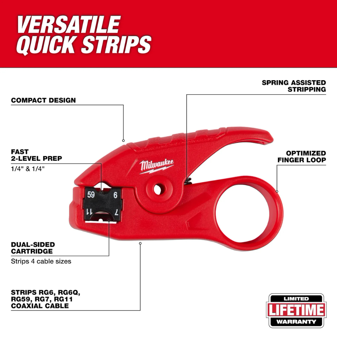 Milwaukee Coax Stripper from GME Supply